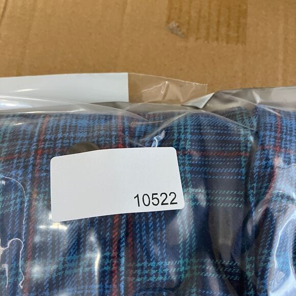 Duluth Trading Co Shirt Mens Size M Blue Plaid Button Front Long Sleeve Workwear - Picture 7 of 7